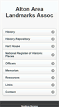 Mobile Screenshot of altonlandmarks.org