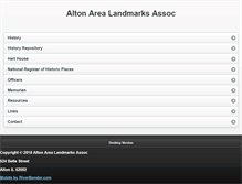 Tablet Screenshot of altonlandmarks.org